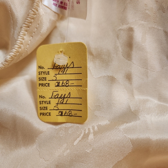 Vintage Designs By Faris Robe with Panties Size Small Kimono-Style Tie Missing - Picture 5 of 13